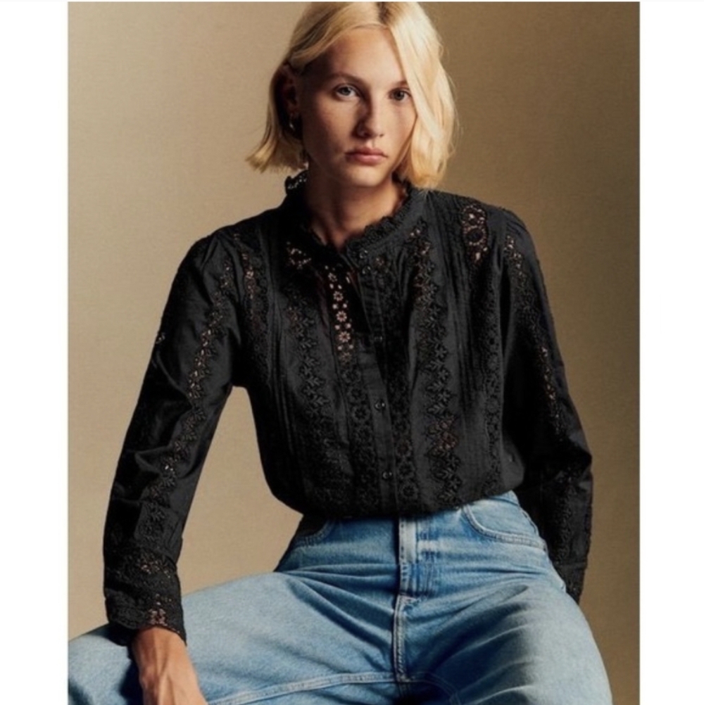 Sezane Rym Blouse - Black